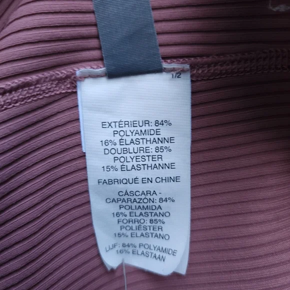 Vuori Rib Crop Tank Top in Marsala - Picture 8 of 10